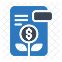 Wachstum Investitionen Datei Symbol