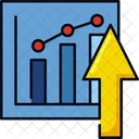 Wachstum Marketing Diagramm Symbol