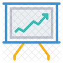 Wachstum Grafik Tafel Symbol