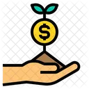 Wachstum Investitionen Geld Symbol