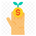 Wachstum Investitionen Geld Symbol