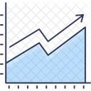 Wachstum Bericht Diagramm Symbol