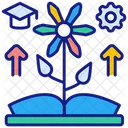 Wachstum Buch Wissen Symbol