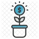 Wachstum Investitionen Finanzen Symbol
