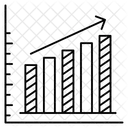 Steigerung Graph Wachstum Symbol