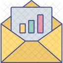 E Mail Marketing Statistik Icon