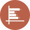 Wachstum Liniendiagramm Zeitreihen Symbol