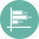 Wachstum Liniendiagramm Zeitreihen Symbol