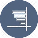 Wachstum Liniendiagramm Zeitreihen Symbol