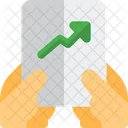 Wachstumsbericht Analysediagramm Wachstumsdiagramm Symbol