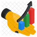 Wachstumsdiagramm Geschaftsdiagramm Datenanalyse Symbol