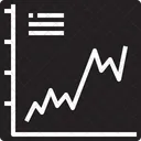 Viele Liniendiagramme Symbol