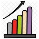 Wachstumsdiagramm Steigerungsdiagramm Umsatzwachstum Symbol