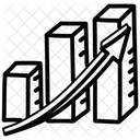 Wachstumsdiagramm Geschaftsanalyse Diagrammprasentation Symbol