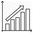 Wachstumsdiagramm Steigerungsdiagramm Umsatzwachstum Icon