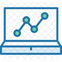 Analytik Wachstumsdiagramm Analyse Symbol