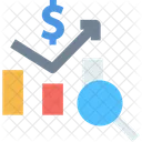 Finanzen Wachstumsdiagramm Gewinndiagramm Symbol