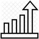 Wachstumsdiagramm Balkendiagramm Symbol