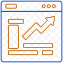 Wachstumsdiagramm Oben Geld Symbol