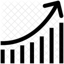 Wachstumsdiagramm Berichte Finanzen Symbol