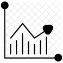 Wachstumsdiagramm Wachstumsgraph Datenanalyse Symbol