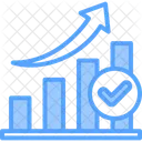 Wachstumsdiagramm Balkendiagramm Wachstum Symbol