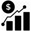 Balkendiagramm Balkengraph Wachstumsdiagramm Symbol