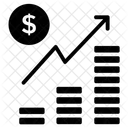 Balkendiagramm Balkengraph Wachstumsdiagramm Symbol