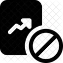 Wachstumsdiagrammverbot Wachstumsdiagramm Liniendiagramm Symbol