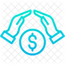 Wachstum Munzen Dollar Icon