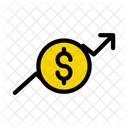 Wachstum Dollar Marketing Symbol