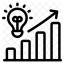 Wachstumsidee Geschaftsidee Geschaftsdiagramm Icon