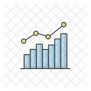 Wachsende Statistik  Symbol