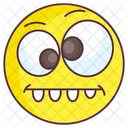 Wacky Emoji Goofy Expression Emotag Icône