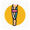 Kalb Muskel Kinesio Symbol