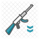 Konflikt Waffe Schusswaffe Icon