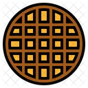 Waffel Backerei Lebensmittel Symbol