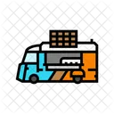 Waffel Essen LKW Symbol