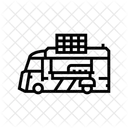 Waffel Essen LKW Symbol