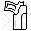 Pistolenhalfter Pistole Holster Symbol