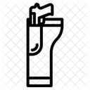 Pistolenhalfter  Symbol