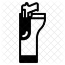 Pistolenhalfter Pistole Holster Symbol