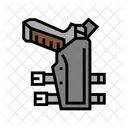 Pistolenhalfter  Symbol