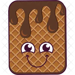 Waffle Emoji Icon