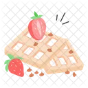 Waffle Crepe Pastelaria Icon