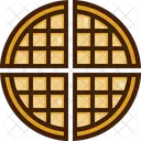 Waffle Sweet Meal Icon