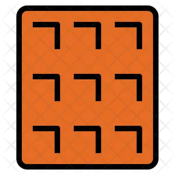 Waffle  Icon