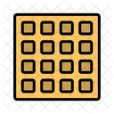 Waffle Wafer Cookie Icon