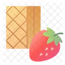 Wafer Strawberry Icon