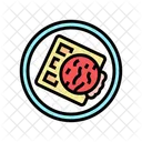 Waffle Waffle Ice Cream Ice Icon